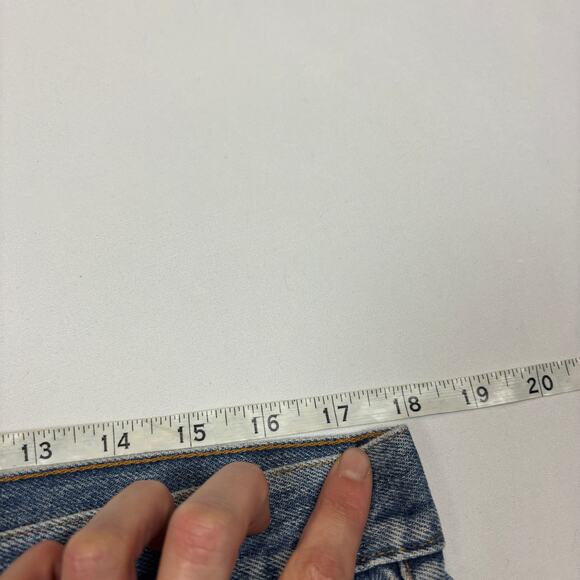 Vintage 90s Levi's 501 Straight Leg Jeans Made in USA 35x28.5 Distressed - Picture 5 of 12